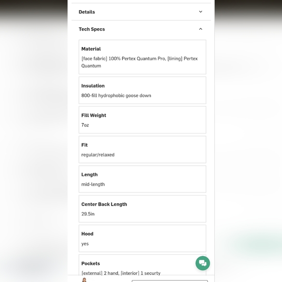 Rab women's neutrino pro jacket down insulation - Picture 5 of 12